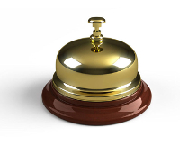 picture of a concierge desk bell